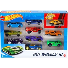54886 Hot Wheels 10'lu Araba Seti - Karışık Asorti