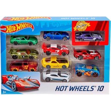 54886 Hot Wheels 10'lu Araba Seti - Karışık Asorti