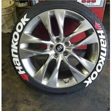 Hankook Lastik Yazısı Motosiklet ve Otomobil Lastik Yazısı Hankook Sticker Arma 8 Adet