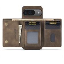 Google Pixel 9 Pro/pixel 9 Kılıf Kickstand Pu Telefon Kılıfı Çıkarılabilir Cüzdanlı (Yurt Dışından)