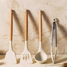 Balık Kızartmak Için Ev Tipi Silikon Spatula, Yapışmaz Tava, Özel Çorba Kaşığı, Yüksek Sıcaklığa Dayanıklı (Yurt Dışından)