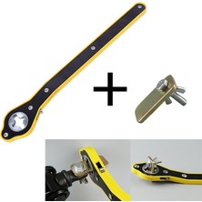 1çapraz ve 1 Adapte Stili Otomobil Tamir Aracı Garaj Tekerlek Tekerlek Lug Kolu Ayar Arabası Çapraz Tip Çelik El Tamir Aracı Oto Araba Araçları Lastik Tekerlek Cırcır Anahtarı Labor-Saving Jack - E-Ti (Yurt Dışından)