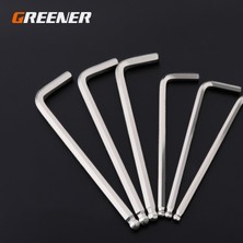 4mm Uzatılmış Stil Greener Altıgen Anahtar Iç Hex Anahtar Metrik Boyut Krom-Vanadyum Çelik Çift Uçlu Top Başlı Uzun Manuel Onarım Aracı (Yurt Dışından)