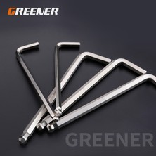 4mm Uzatılmış Stil Greener Altıgen Anahtar Iç Hex Anahtar Metrik Boyut Krom-Vanadyum Çelik Çift Uçlu Top Başlı Uzun Manuel Onarım Aracı (Yurt Dışından)