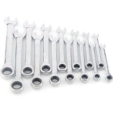 17MM 1 Adet Stil Anahtarlar Dişli Halka Ters Çevrilebilir Anahtar Araba Tamir El Aleti Teşhis Aracı- 1 Parça Kombinasyon Ratchet Anahtarlar (Yurt Dışından)