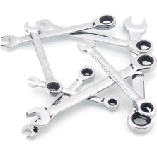 17MM 1 Adet Stil Anahtarlar Dişli Halka Ters Çevrilebilir Anahtar Araba Tamir El Aleti Teşhis Aracı- 1 Parça Kombinasyon Ratchet Anahtarlar (Yurt Dışından)