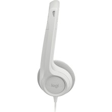 Logitech H390 USB Gürültü Önleyici Mikrofonlu Beyaz Kulaklık -981-001286