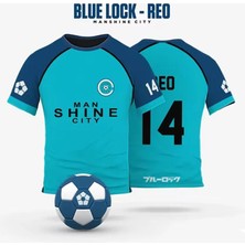 Mavi Anime Blue Lock Manshine City 14 Reo Forma Unisex T-Shirt