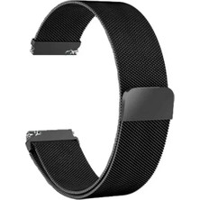 Haylou Rt LS05S ile Uyumlu Kordon Hasır Metal Örgü Mıknatıslı Milano Kayış