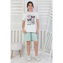 Kız Çocuk Üst Süprem Alt Iki Iplik Şort Takım