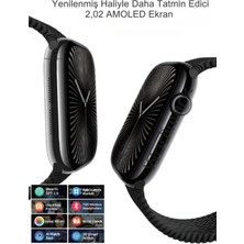 Wodimark HK10 Pro Max Akıllı Saat – 2.02" Super Amoled Ekran, Yapay Zeka Destekli, Şık Tasarım Ekstra Kordon