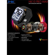 Wodimark HK10 Pro Max Akıllı Saat – 2.02" Super Amoled Ekran, Yapay Zeka Destekli, Şık Tasarım Ekstra Kordon