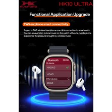 Wodimark HK10 Ultra 3 Chat Gpt/video Uygulama/chat Gpt Destekli Super Amoled E-Kitap/galeri