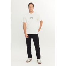 Slim Fit Dar Kesim  Normal Bel Dar Paça Siyah Chino Pantolon