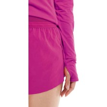 Nike Aeroswift Dri Fit Adv 3" Mid Rise Brief Lined Running Short Kadın Pileseli Slip Astarlı Koşu Şortu Fuşya