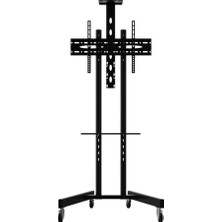Alpın Tv/fuar Standı Iş Yeri ve Ofis Tipi Video Kamera Askı Aparatlı Metal Tv Sehpası/ünitesi 40" Inç- 75" Inç