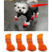 Küçük ve Orta Irklar Için Kauçuk Su Geçirmez Köpek Ayakkabısı