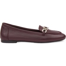 Pegia Hakiki Deri Tokalı Kadın Loafer DG6045