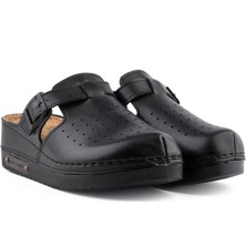 Mantar Tabanlı Ortopedik Kapalı Sabo Kadın Terlik - Anatomic Comfort