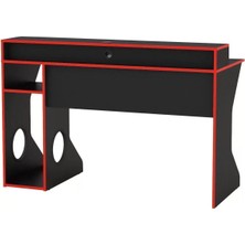 Siyah Çalışma Masası Wellplay 130X59 cm