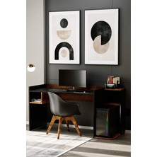 Çalışma Masası 155X60CM Yan Konsollu Çalışma Masası | Masa | Oyuncu Masası | Ofis Masası | Masa