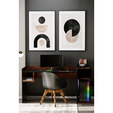 Çalışma Masası 155X60CM Yan Konsollu Çalışma Masası | Masa | Oyuncu Masası | Ofis Masası | Masa
