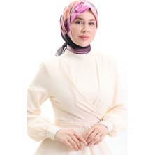 Sefa Merve Karaca Rayon Eşarp 81050-05 Siyah Vizon