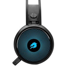 GameBooster H12 Rebel RGB 7.1 Virtual Kısa Mikrofonlu Siyah Oyuncu Kulaklığı GB-H12