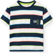 Çizgili Erkek Çocuk Çocuk Tshirt