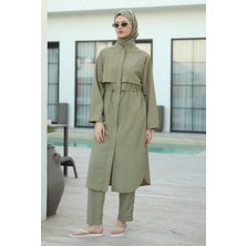 Reglan Kol Yüzme Takımı Açık Haki