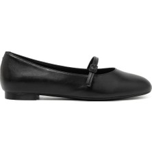 Kadın Babet 70P5 Frau Leather Ballet Flats With Strap