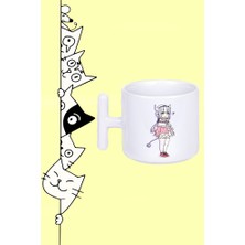 Kanna Kamui Karakter Miss Kobayashi's Dragon Maid Tasarım Baskılı Beyaz T Sap Kupa Bardak