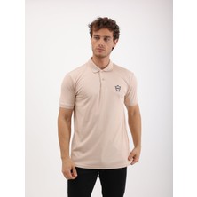 Erkek Regular Fit Polo Yaka Interlok T-Shirt