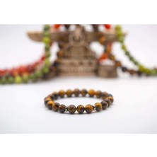 Maskülen Zarafet Kaplan Gözü: Erkek Doğal Taş Bileklik