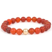 Mat Carnelian Bileklik