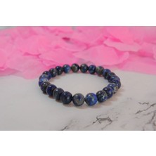 Unisex Lapis Lazuli Doğal Taş Bileklik