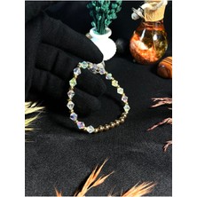 Parıltılı Detaylar | Cam Kristal ve Altın Kaplama Bileklik | Işıltınızı Yansıtın > Handcrafted