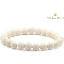 Unisex Bufalo Kemik Doğal Taş Bileklik