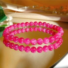 Saf Aşkın Ifadesi: Kadın Orijinal Star Yakut Doğal Taş Bileklik