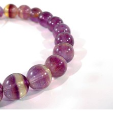 Renk Cümbüşü: Unisex Kaliteli Özel Rainbow Florit Doğal Taş Bileklik