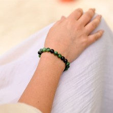 Rubi Zoisit Zindelik ve Şıklık: Unisex Doğal Taş Bileklik
