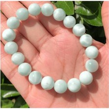 Doğanın Huzurunun Yansıması: Unisex Garniyerit Doğal Taş Bileklik