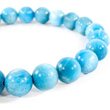 Ruhun Mavisi: Unisex Orijinal Apatit Doğal Taş Bileklik