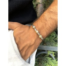 Para Mıknatısı | Zirkonyum Detaylı Hematit Doğal Taş Bileklik > Sertifikalı - Handcrafted