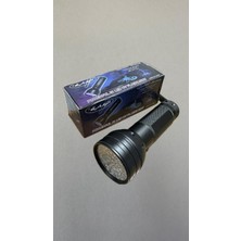 Uv Fener LED Ultraviyole Fener 51 LED Mor Uv Işık Lamba GEL62
