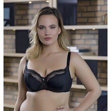 Moonlight 2189 Siyah Ince Süngerli Toparlayıcı Sütyen