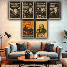 Volkan Konak 6lı Poster Seti 20X30 Uv Baskı Mdf Poster