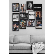 Prison Break 12 Parça Ahşap Mdf Tablo ZLLTB432