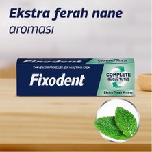 Fixodent Complete Ekstra Ferah Diş Protezi Yapıştırıcı Krem 47 gr 10 Adet