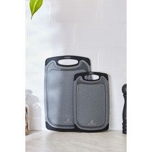 Daily Granit Desenli Gri 2'li Kesme Tahtası